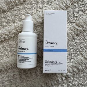 The Ordinary Niacinamide 5% Face and Body Emulsion 3.4 oz New In Box